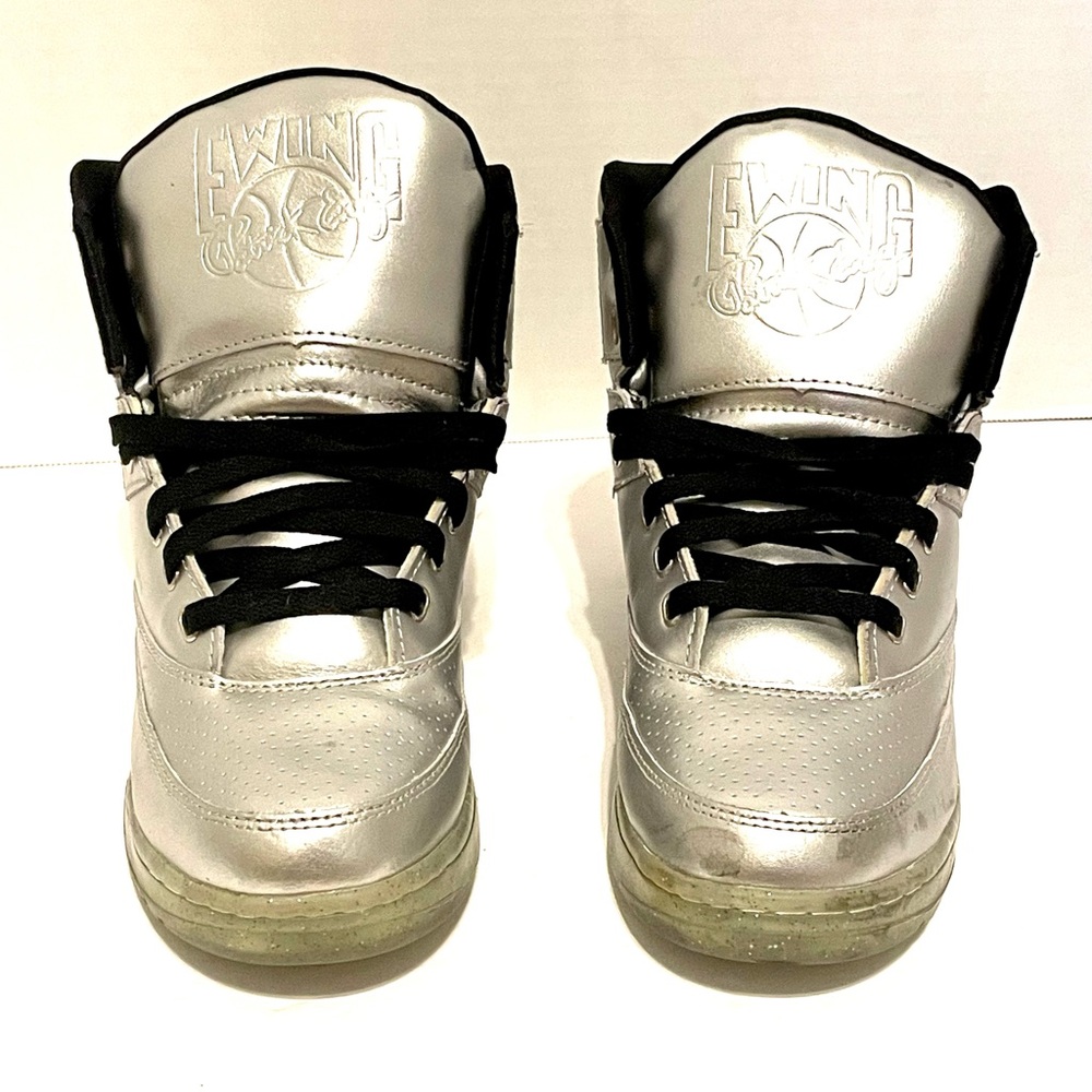 Patrick Ewing Athletics 33 Hi Platinum Silver Ice Soles Men's Size 7 Basketball
